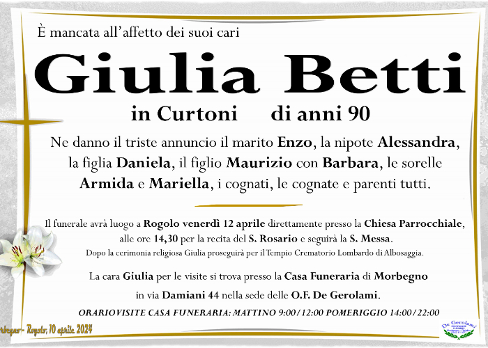 Betti Giulia: Immagine Elenchi