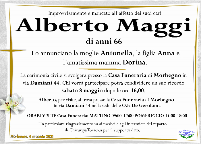 Maggi Alberto: Immagine Elenchi