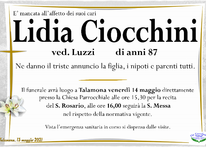 Lidia Ciocchini: Immagine Elenchi