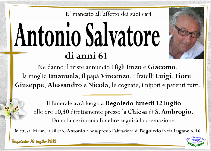 Salvatore Antonio: Immagine Elenchi