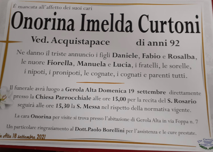 Curtoni Onorina Imelda: Immagine Elenchi