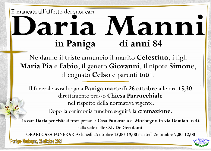 Manni Daria: Immagine Elenchi