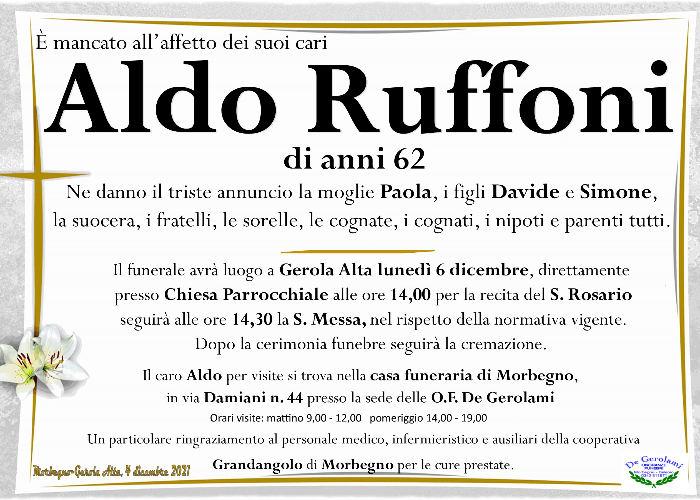 Ruffoni Aldo: Immagine Elenchi