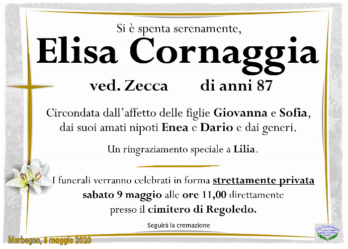 Cornaggia Elisa: Immagine Elenchi