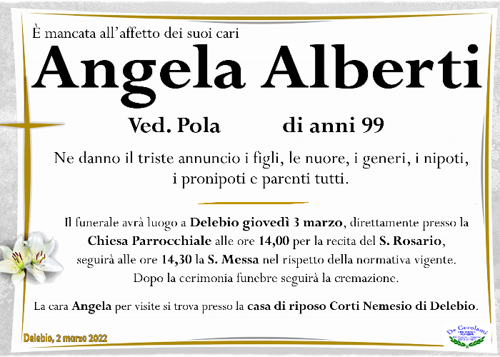 Alberti Angela: Immagine Elenchi