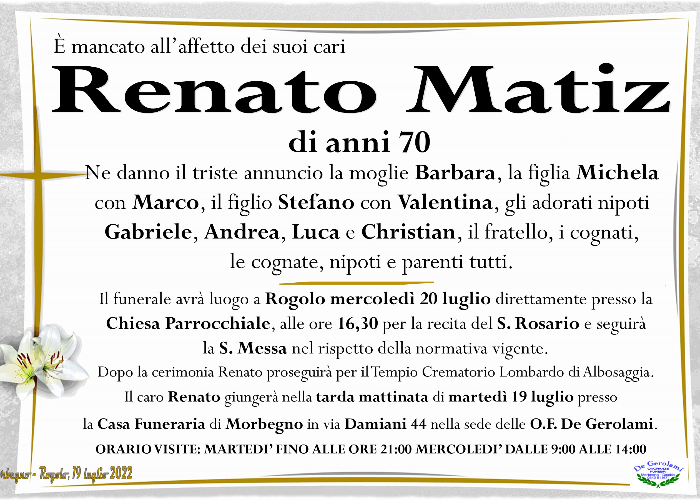 Matiz Renato: Immagine Elenchi