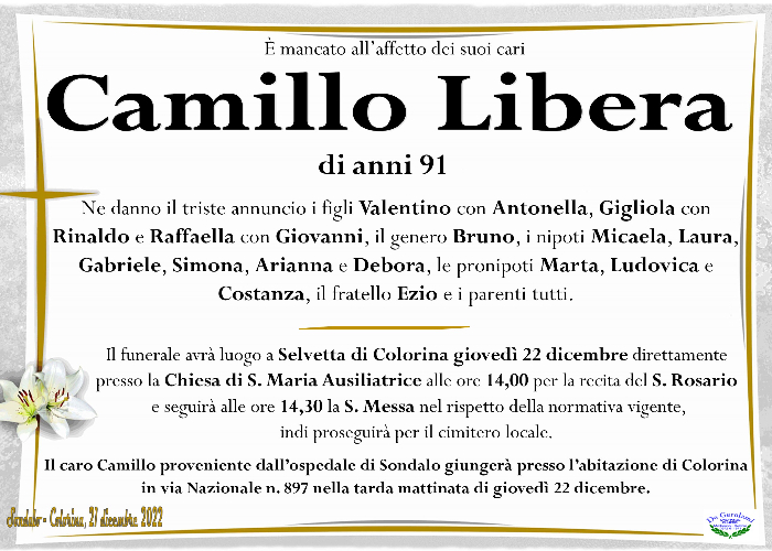 Libera Camillo: Immagine Elenchi