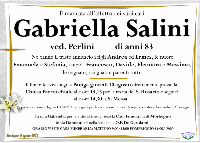 Salini Gabriella: Immagine Elenchi