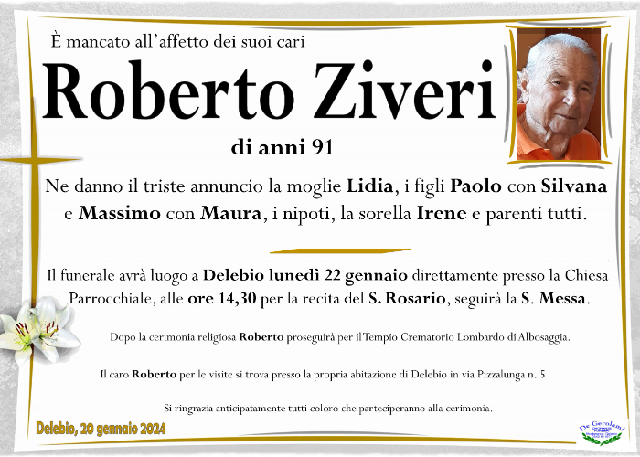 Roberto Ziveri: Immagine Elenchi