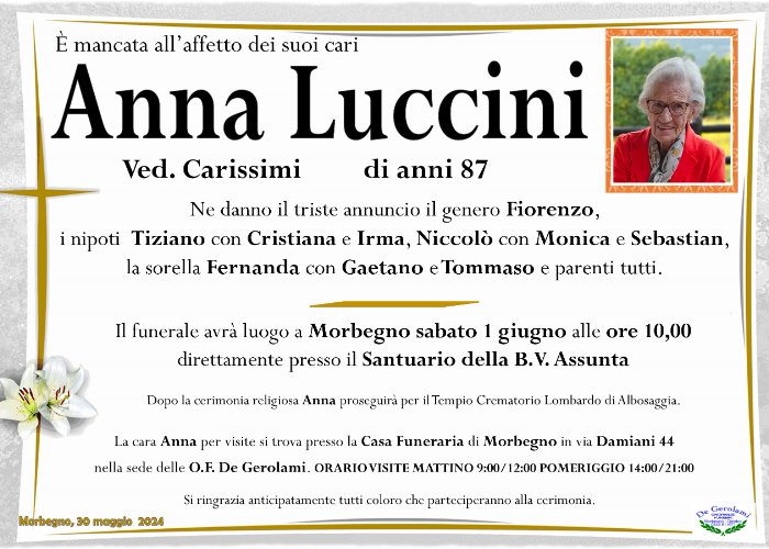 Luccini Anna: Immagine Elenchi