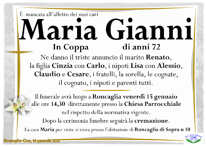 Gianni Maria: Immagine Elenchi