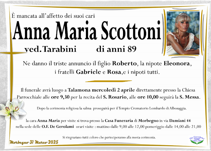 Anna Maria Scottoni: Immagine Elenchi