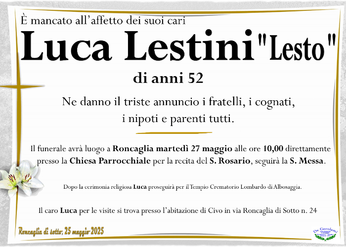 Lestini Luca: Immagine Elenchi