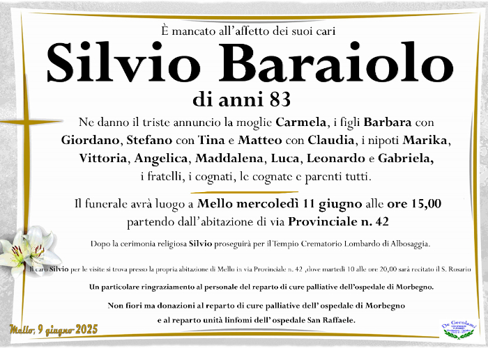 Baraiolo Silvio: Immagine Elenchi