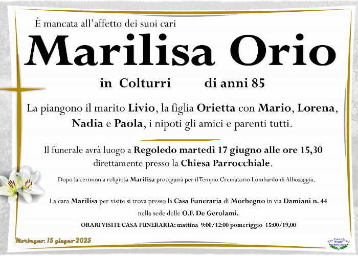Orio Marilisa: Immagine Elenchi