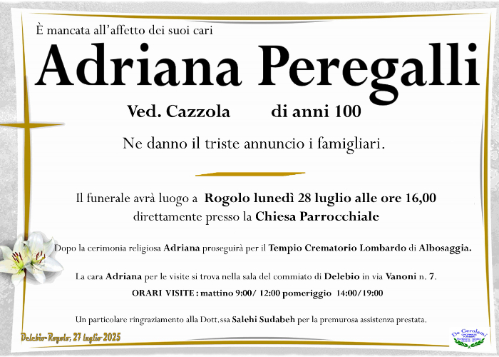 Peregalli Adriana: Immagine Elenchi