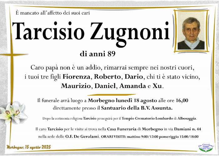 Tarcisio Zugnoni: Immagine Elenchi