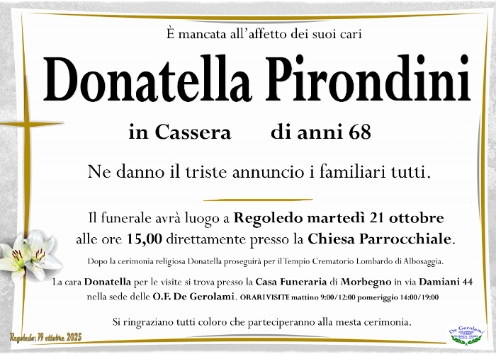 Pirondini Donatella: Immagine Elenchi