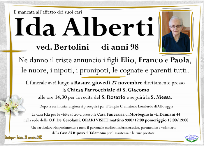 Alberti Ida: Immagine Elenchi