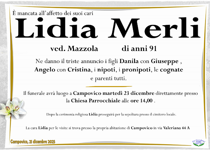 Lidia Merli: Immagine Elenchi