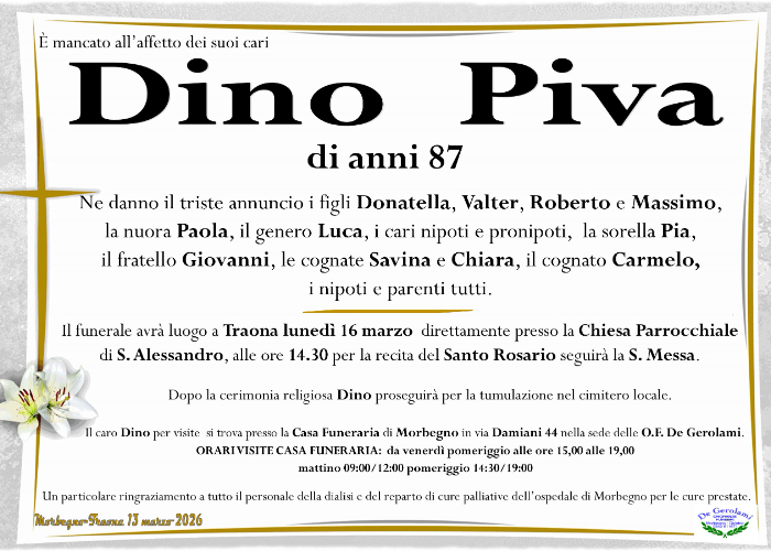Dino Piva: Immagine Elenchi