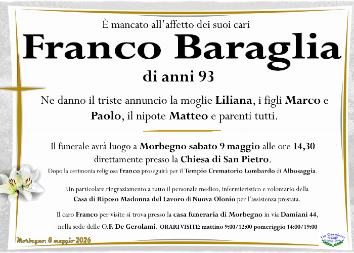 Baraglia Franco: Immagine Elenchi