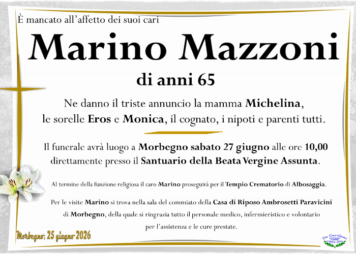 Marino Mazzoni: Immagine Elenchi