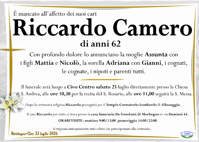 Riccardo Camero: Immagine Elenchi