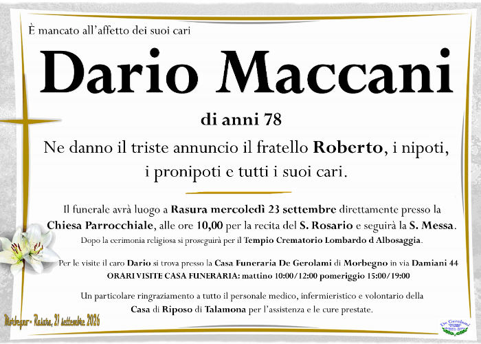 Dario Maccani: Immagine Elenchi