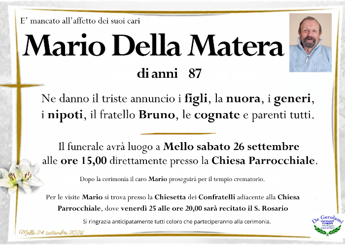 Della Matera Mario: Immagine Elenchi