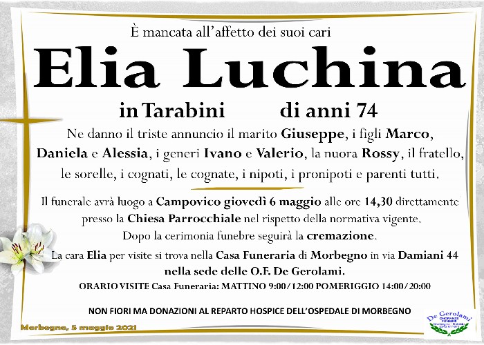 Luchina Elia: Immagine Elenchi