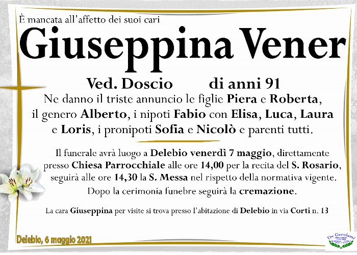 Verner Giuseppina: Immagine Elenchi