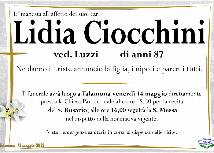 Lidia Ciocchini: Immagine Elenchi