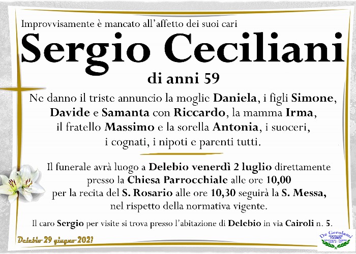 Ceciliani Sergio: Immagine Elenchi