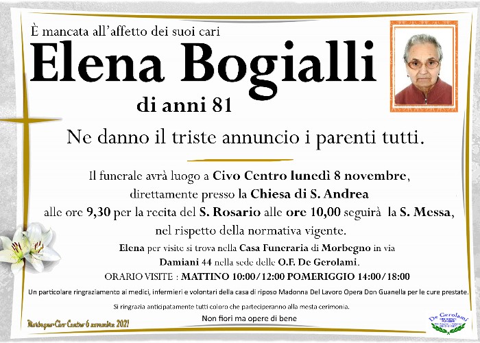 Bogialli Elena: Immagine Elenchi