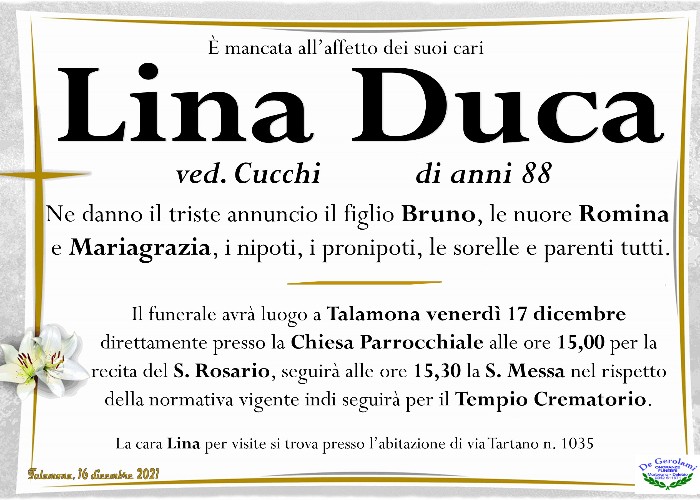 Duca Lina: Immagine Elenchi