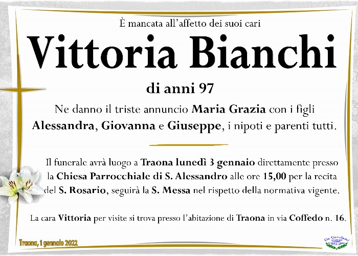 Bianchi Vittoria: Immagine Elenchi
