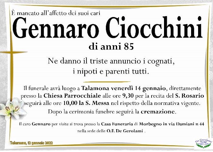 Ciocchini Gennaro: Immagine Elenchi