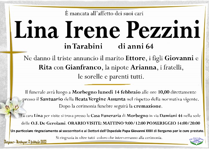 Pezzini Lina Irene: Immagine Elenchi