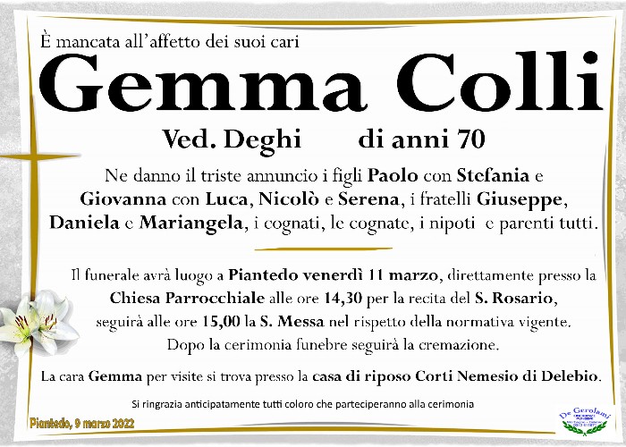 Colli Gemma: Immagine Elenchi