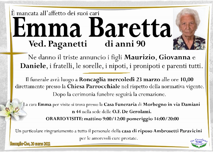 Baretta Chiara Emma: Immagine Elenchi