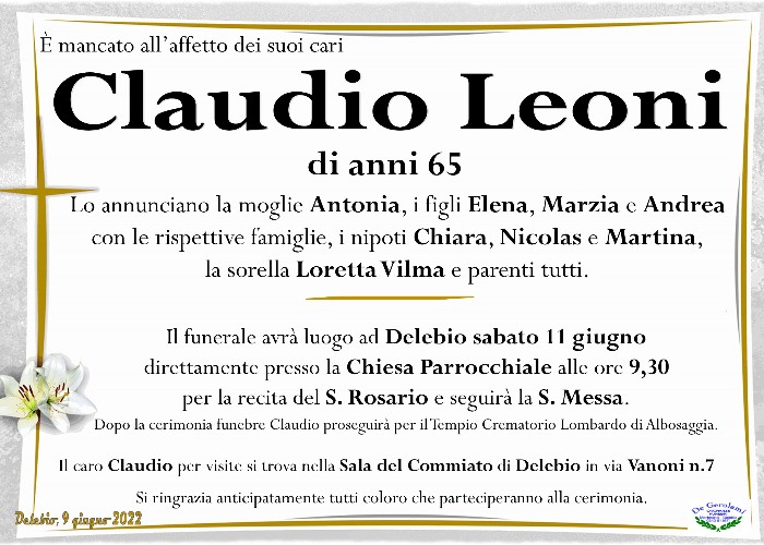 Leoni Claudio: Immagine Elenchi