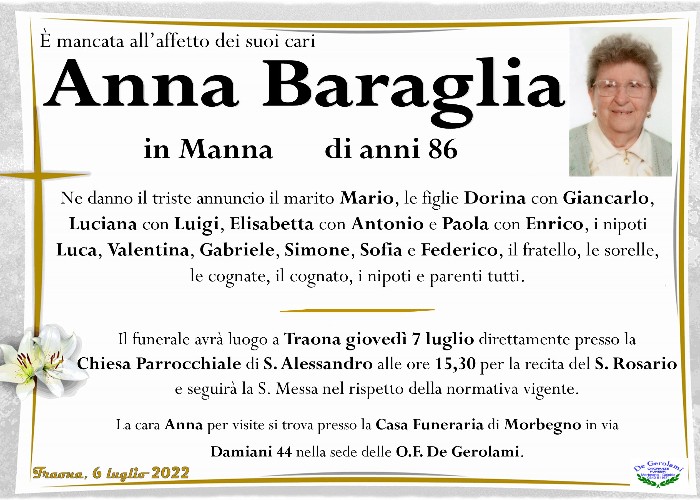 Anna Baraglia: Immagine Elenchi