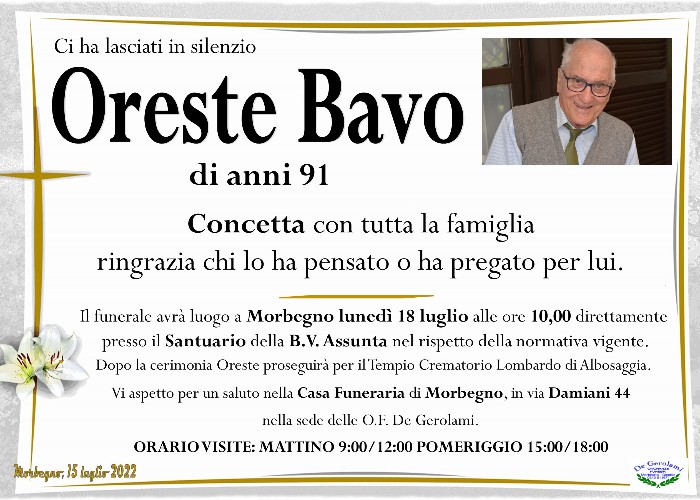 Bavo Oreste: Immagine Elenchi