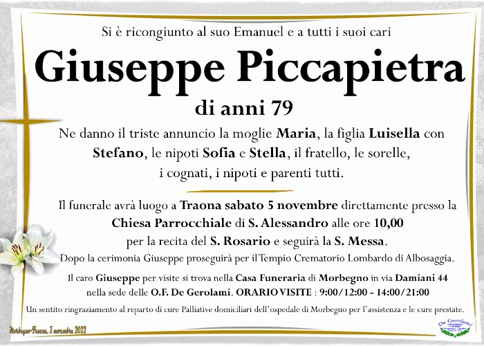 Piccapietra Giuseppe: Immagine Elenchi