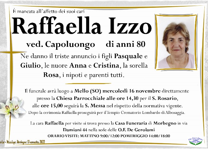 Izzo Raffaella: Immagine Elenchi