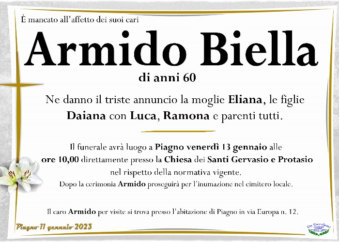 Armido Biella: Immagine Elenchi