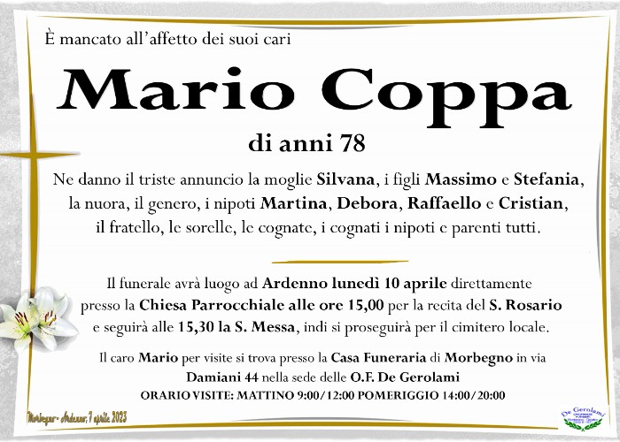 Coppa Mario: Immagine Elenchi