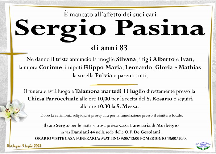 Pasina Sergio: Immagine Elenchi