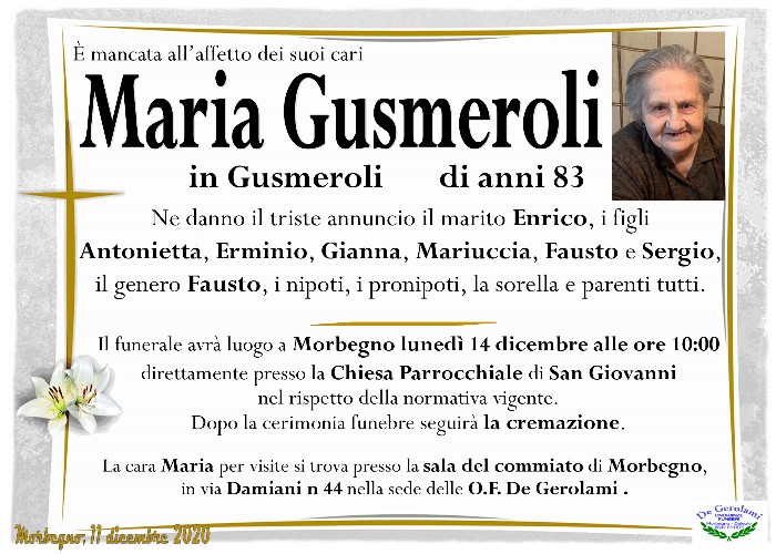 Gusmeroli Maria: Immagine Elenchi